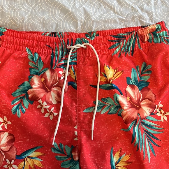 Mens Hawaiian Swim Trunks - Picture 3 of 9
